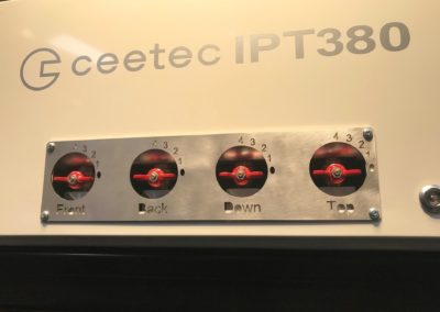 IPT380 Düseneinstellung